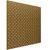 Dash - Faux Tin Ceiling Tile  - Drop In - 24 in x 24 in - #V3005 - Antique White - Side View 