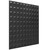 Spool - Faux Tin Ceiling Tile  - Drop In - 24 in x 24 in - #V3007 - Metallic Grey - Side View
