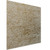 Stipple - Faux Tin Ceiling Tile  - Drop In - 24 in x 24 in - #V3008 - Antique White - Side View 