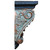 Damon - FAD Hand Painted Corbel - #CF-001-3  - Side View