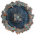 Worn Infinity - FAD Hand Painted Ceiling Medallion 16-3/4 in - #CCMF-012-3