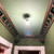 FAD Hand Painted Crown Molding - Inside Corner Block - #CMCBF-001-7 - Installed
