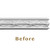 Southhampton Acanthus Leaf - FAD Hand Painted Flat Molding - 94-1/4 in x 4-3/8 in x 1 in - # FMF-013-4 - Before