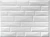 Vista MirroFlex Gloss White 18 in. x 24 in. Glue-Up PVC Backsplash