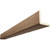 Timberthane Faux Wood Ceiling Beams - 2-Sided - Rough Sawn + Toffee