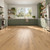 Blues SPC Vinyl Flooring Planks - 48 in x 12 in - King Oak - Covers 20.03 sq. ft. per pack - Installed