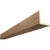 Timberthane Faux Wood Ceiling Beams - 2-Sided - Hand Hewn + Slate