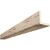 Timberthane Faux Wood Ceiling Beams - 2-Sided - Pecky Cypress + Unfinished