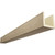 Timberthane Faux Wood Ceiling Beams - Rough Cedar + Oatmeal