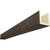 Timberthane Faux Wood Ceiling Beams - Knotty Pine + Aged