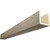 Timberthane Faux Wood Ceiling Beams - Rough Cedar + Almond