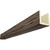 Timberthane Faux Wood Ceiling Beams - 3-Sided & 10 ft. Length - Riverwood + Cedar bark