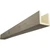 Timberthane Faux Wood Ceiling Beams - 3-Sided & 10 ft. Length - Knotty Pine + Almond