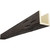 Timberthane Faux Wood Ceiling Beams - 3-Sided & 10 ft. Length - Pecky Cypress + Hickory