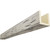 Timberthane Faux Wood Ceiling Beams - 3-Sided & 10 ft. Length - Pecky Cypress + Driftwood