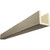 Timberthane Faux Wood Ceiling Beams - Rough Sawn + Champagne Mist