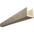 Timberthane Faux Wood Ceiling Beams - Knotty Pine + Champagne Mist