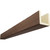 Timberthane Faux Wood Ceiling Beams - Rough Sawn + Redwood