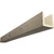 Timberthane Faux Wood Ceiling Beams - 3-Sided & 10 ft. Length - Knotty Pine + Rustic Taupe