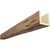 Timberthane Faux Wood Ceiling Beams - 3-Sided & 10 ft. Length - Pecky Cypress + Toffee