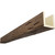Timberthane Faux Wood Ceiling Beams - 3-Sided & 10 ft. Length - Pecky Cypress + Honey Wheat