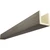 Timberthane Faux Wood Ceiling Beams - 3-Sided & 10 ft. Length - Sandblasted + Harvest Oak