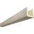 Timberthane Faux Wood Ceiling Beams - 3-Sided & 10 ft. Length - Sandblasted + Sand Dune