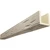 Timberthane Faux Wood Ceiling Beams - 3-Sided & 10 ft. Length - Pecky Cypress + Sand Dune