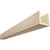 Timberthane Faux Wood Ceiling Beams - 3-Sided & 10 ft. Length - Rough Cedar + Unfinished
