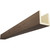 Timberthane Faux Wood Ceiling Beams - 3-Sided & 10 ft. Length - Knotty Pine + Cedar Bark