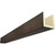 Timberthane Faux Wood Ceiling Beams - 3-Sided & 10 ft. Length - Rough Cedar + Aged