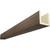 Timberthane Faux Wood Ceiling Beams - 3-Sided & 10 ft. Length - Sandblasted + Cedar Bark