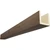 Timberthane Faux Wood Ceiling Beams - 3-Sided & 10 ft. Length - Knotty Pine + Cedar Bark