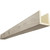 Timberthane Faux Wood Ceiling Beams - 3-Sided & 10 ft. Length - Knotty Pine + Sand Dune