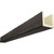 Timberthane Faux Wood Ceiling Beams - 3-Sided & 10 ft. Length - Rough Sawn + Cherry
