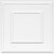 Raised Panel Coffer - MirroFlex - Acoustic Ceiling Tiles - 2 ft x 2 ft - (Pack of 8) / 32 sqft - Gloss White