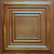 Tin Ceiling Tile - 24 in. x 24 in. - Pattern #15 - Copper Tuscan Bronze

