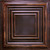 Tin Ceiling Tile - 24 in. x 24 in. - Pattern #15 - Oil Rubbed Bronze

