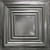 Tin Ceiling Tile - 24 in. x 24 in. - Pattern #15 - Antique Silver Gloss


