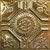 Tin Ceiling Tile - 24 in. x 24 in. - Pattern #23 - Metallic Gold
