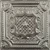 Tin Ceiling Tile - 24 in. x 24 in. - Pattern #29 - Stainless Steel Gloss
