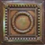 Tin Ceiling Tile - 24 in. x 24 in. - Pattern #7 - Gold Brushed Bronze
