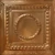 Tin Ceiling Tile - 24 in. x 24 in. - Pattern #7 - Copper Penny
