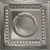 Tin Ceiling Tile - 24 in. x 24 in. - Pattern #7 - Stainless Steel Gloss
