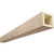 Timberthane Faux Wood Ceiling Beams - 4-Sided - Knotty Pine + Unfinished
