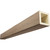 Timberthane Faux Wood Ceiling Beams - 4-Sided - Rough Sawn + Oatmeal
