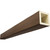 Timberthane Faux Wood Ceiling Beams - 4-Sided - Rough Sawn + Honey Wheat