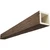 Timberthane Faux Wood Ceiling Beams - 4-Sided - Hand Hewn + Cedar Bark