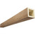 Timberthane Faux Wood Ceiling Beams - 4-Sided - Knotty Pine + Buttercream