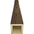 Timberthane Faux Wood Ceiling Beams - 4-Sided - Pecky Cypress + Honey Wheat - Front Face View